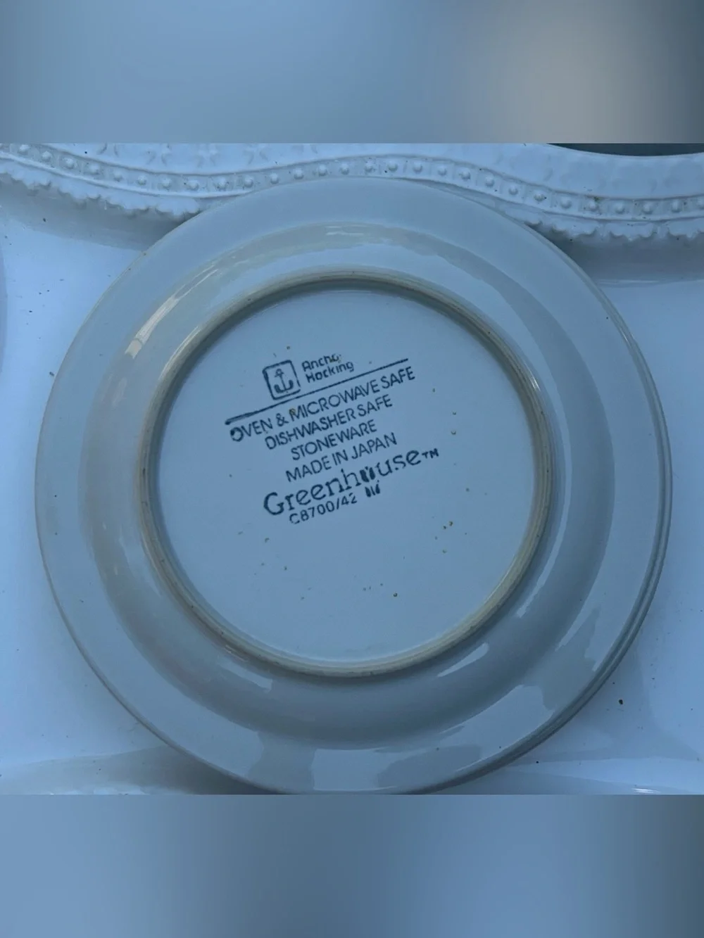 Vintage Anchor Hocking Greenhouse Salad Plates Set of 3